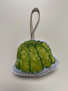 Porte-clés personnalisé brodé de perles lumineuses avec un design artistique unique, perles de rocaille, artisanat fait main, alliage portable - Product Image 3