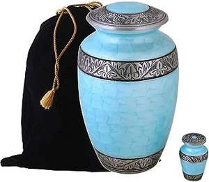 โกศ100% ที่ระลึกของผู้ใหญ่ทำจากวัสดุอลูมิเนียมเกรดสูงทำตามสั่ง - Product Image 4