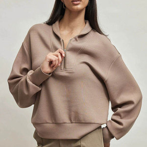 Sudaderas de media cremallera de alta calidad para mujer, sudaderas de media cremallera de moda para mujer, sudaderas de estilo urbano para hombre - Product Image 1