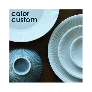 Số lượng lớn tùy chỉnh màu sắc OEM cổ điển sứ <span class=keywords><strong>sogi</strong></span> Bộ đồ ăn Bát chén không thường xuyên bữa ăn tối tấm bán buôn - Product Image 1