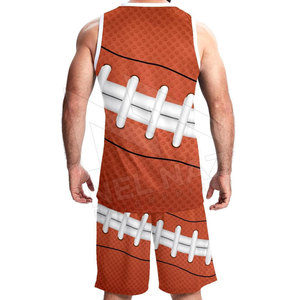 Ensembles d'uniformes de basketball pour hommes adultes, couleur et logo personnalisés, vêtements de sport en polyester de haute qualité, confortables, respirants, grandes tailles - Product Image 2