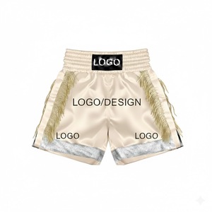 Pantalones Cortos de Muay Thai Profesionales de Hip Hop, Tejido Transpirable, Cintura Elástica Alta, Precio al por Mayor - Product Image 2