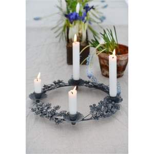 Antique Metal Oak Leaf <b>Wall</b> <b>Sconce</b> Candle Holder Vintage Hand-Painted Iron Taper Candle Candelabra for Luxury Home Decor - Product Image 4