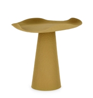 Table basse en métal Art Déco circulaire dorée de haute qualité MZ International pour usage hôtelier et décoration de mariage