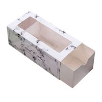Étiquettes personnalisées en carton gaufré imprimées en sérigraphie pour rouleaux de gâteaux, emballages haut de gamme pour pâtisseries, biscuits et sandwichs, présentoirs de boulangerie