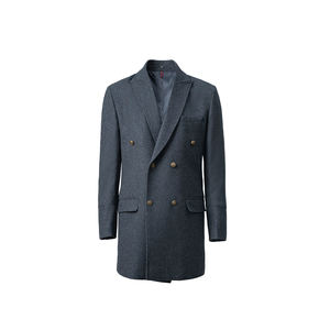 Gabardina Larga de Moda Masculina, Chaqueta Urbana Informal de Invierno, Marca Personalizada - Product Image 1