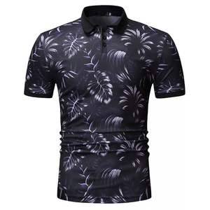 Polos à manches courtes confortables et respirants imprimés par sublimation au design personnalisé Polos pour hommes de qualité supérieure à vendre - Product Image 1