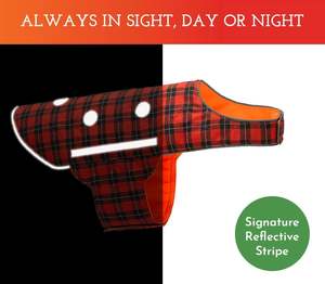 Repérez le chien! Gilet réfléchissant pour chien-Gilet de sécurité réglable pour chien, vêtements fluorescents haute visibilité pour la marche des chiens, la randonnée des chiens - Product Image 2