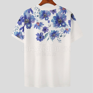 T-shirts Homme Col Rond Manches Courtes en Jersey Polyester/Coton de Haute Qualité – Vente Chaude OEM Personnalisable Respirant Style Urbain - Product Image 2