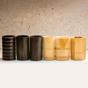 Porte-baguettes en bambou de luxe personnalisable Style mignon Texture naturelle pour la vaisselle à la maison ou le stockage de bureau OEM ODM - Product Image 6