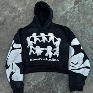 Vente en gros 3D Puff Sweats à capuche imprimés pour hommes Personnalisé votre propre conception Meilleure vente Sweat-shirt imprimé de qualité supérieure Vente pour hommes - Product Image 4