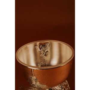 Elefante Decorativo Oriental Hecho a Mano con Baño de Plata Alemana y Diseño Tallado con Cuenco - Product Image 5