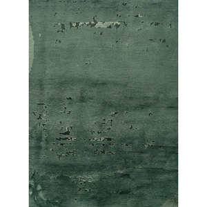Tapis en soie de bambou noué à la main Kavi Green, motif abstrait Free Verse, style classique pour la décoration de la maison et du salon EPB-367 - Product Image 3