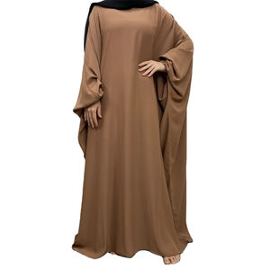 Abaya décontractée contemporaine grande taille pour femmes, élégante et modeste, adaptée au travail, aux événements religieux ou aux soirées - Product Image 2