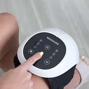 Massageador elétrico portátil com luz vermelha infravermelha, máquina massageadora para cuidados com os joelhos, com compressão de ar e calor, mais vendido