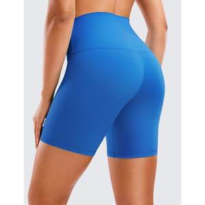 Short de sport pour femme Short de yoga taille haute Slim Fit Butt Lift Gym Running Short en nylon élastique - Product Image 5
