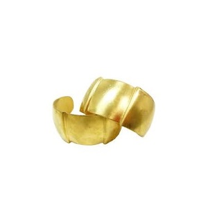 Brazalete de latón abierto Ajustable, pulsera de mano, hecho a mano - Product Image 6