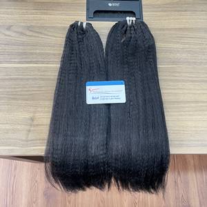 Venta al por mayor Paquetes de cabello virgen vietnamita Vendedores Yaki Paquetes de trama recta Tejidos Extensiones de cabello liso rizado - Product Image 3