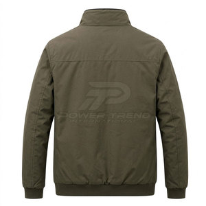 Veste réversible pour homme OEM ODM avec col montant, logo sur le devant, construction légère, poches latérales, options de couleurs personnalisées - Product Image 2