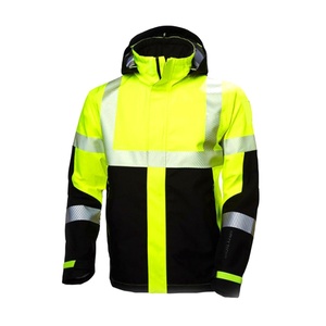 Wholesale Hi Vis <b>Reflective</b> Safety Winter <b>Jacket</b> for <b>Men</b> Waterproof High Visibility Polyester <b>Jacket</b> - Product Image 1
