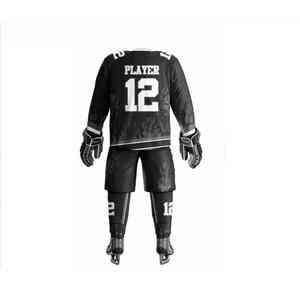 ชุดฮ็อกกี้น้ำแข็งขนาดกำหนดได้เองเครื่องแบบฮ็อกกี้น้ำแข็งทำจากโพลีเอสเตอร์100% - Product Image 5