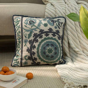 Nouvelle maison décor intérieur housse de coussin brodé taie d'oreiller 18x18 décoratif luxe Designer housses de coussin en ligne - Product Image 1