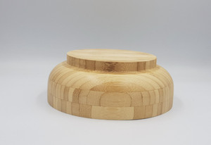 MÁS VENDIDO: Tazón Apilable de Bambú Ecológico, Hecho a Mano, Ligero, para Servir Ensaladas, Frutas, Bocadillos y Fiestas - Product Image 4