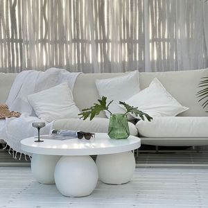 Nouveau design de table basse ronde en béton de haute qualité meubles de jardin en béton du fabricant - Product Image 1