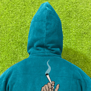 Pakistan Made Zipper <b>Hoodies</b> for Men-<b>Trendy</b> Color Contrast Design Digital Printing Customized Colors Low Price - Product Image 6