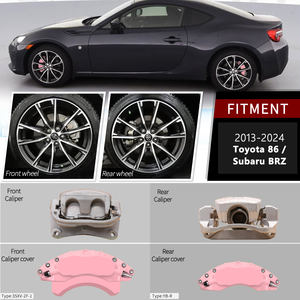 أغطية فرامل من الألومنيوم الوردي من AOOA لسيارات تويوتا 86 / سوبارو-BRZ، طقم أغطية للفرامل الأمامية والخلفية - Product Image 2