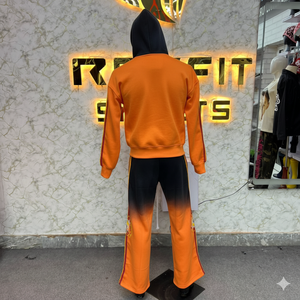 ชุดวอร์มกีฬา Rexfit คุณภาพเยี่ยมสำหรับผู้ชาย แบบหนา พร้อมโลโก้สั่งทำ เสื้อฮู้ดดี้และกางเกงวอร์ม สไตล์สตรีทแวร์ - Product Image 3