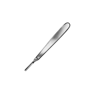 Poignée de scalpel professionnelle 135 mm 5.14 "droite No 4 non stérile réutilisable en acier inoxydable BP porte-lame ensemble d'instruments - Product Image 4