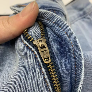 Jeans de Mezclilla Rectos con Botones para Hombre, Personalizados, de Invierno, 100% Algodón, Corte Holgado, Impermeables, Resistentes a la Decoloración - Product Image 4