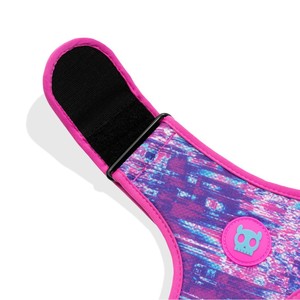 Harnais pour chien Glitch 502 de luxe réglable en polyester, grande taille/XL/XS, harnais simple et élégant en maille solide pour chiens/chats, utilisation en extérieur - Product Image 4