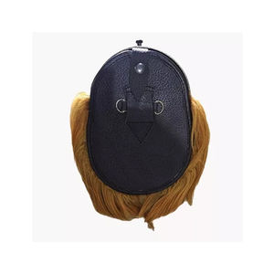 100% Leather New Scottish Sporran With 3 Tassels Genuine Leather Sporran With Custom Made Real Leather - Product Image 2