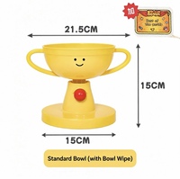 Gamelle surélevée en plastique pour chat, forme trophée, bols de nourrissage surélevés pour chiens et chats, fournitures d'alimentation pour animaux de compagnie, vente en gros de plats