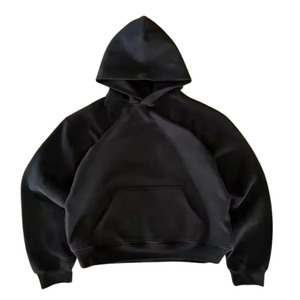 Custom Logo <b>Plain</b> Heavyweight Cropped Oversized Hoodie <b>Tracksuit</b> Premium High Quality Trendy Streetwear Comfortable <b>Tracksuit</b> - Product Image 3
