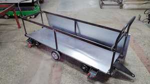 Chariot de récolte en métal à deux étages le plus vendu équipement de serre agricole de haute qualité pour les systèmes hydroponiques meilleur - Product Image 2