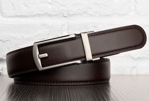 Cinturón de cuero con hebilla automática para hombre, cinturón masculino clásico de lujo con diseño de marca, a la moda, venta al por mayor de fábrica - Product Image 5