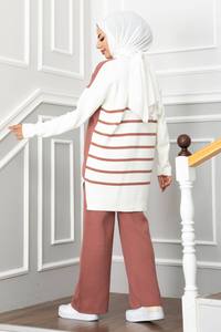 เสื้อผ้าอิสลามอาบายาเสื้อคลุมสำหรับผู้หญิง,เสื้อคาร์ดิแกนเสื้อถักแฟชั่นอิสลามแบบตุรกีสำหรับฤดูหนาวรุ่นใหม่ - Product Image 2