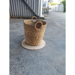 100% Natural Hyacinth Multifunctional Clothing Waste <b>Bin</b> Flexible 47-Eyes Sustainable Water <b>Storage</b> Basket <b>Storage</b> <b>Boxes</b> & <b>Bins</b> - Product Image 4