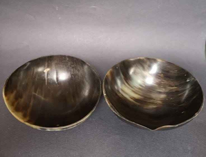 Bol en corne de buffle profond, fait main, de qualité supérieure, directement d'Inde, couleur naturelle de la corne, poli, personnalisable pour la vaisselle, décoration de Noël - Product Image 3