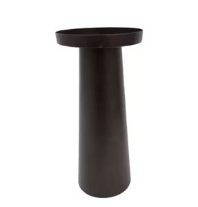 Bougeoir moderne décoratif en métal en aluminium Fait à la main Personnalisé Décoration intérieure Finition en laiton sale - Product Image 2