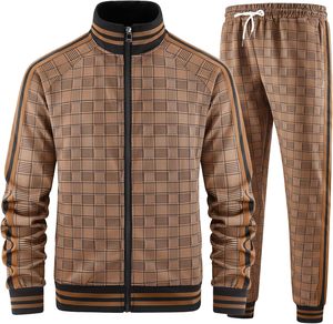 Chándal deportivo informal de alta calidad para hombre, chándal de manga larga de 2 piezas, chándal de talla grande para Fitness al por mayor - Product Image 2