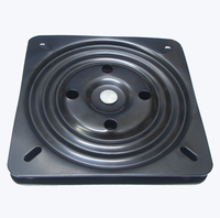 Plateau tournant de salle à manger de 4 pouces en acier galvanisé de haute qualité, design traditionnel, faible bruit, durable