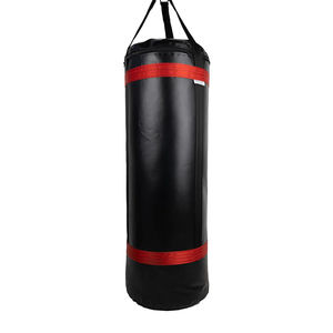 Sac de frappe de boxe en PVC de qualité supérieure, logo personnalisé, résistant, remplissage de sable/eau pour l'entraînement au MMA, Muay Thai, hauteur réglable - Product Image 1