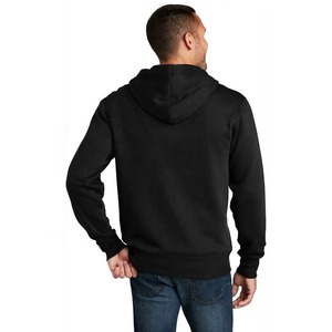 Sweat à capuche zippé pour homme, sweat-shirt en polaire personnalisé, streetwear, vêtements de sport décontractés, salle de sport, 100% coton, séchage rapide, service OEM - Product Image 4