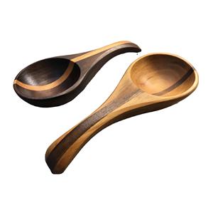 Bois de haute qualité vendant un nouveau design cuillère à thé en bois couverts de vaisselle en acier inoxydable couverts de haute qualité - Product Image 1