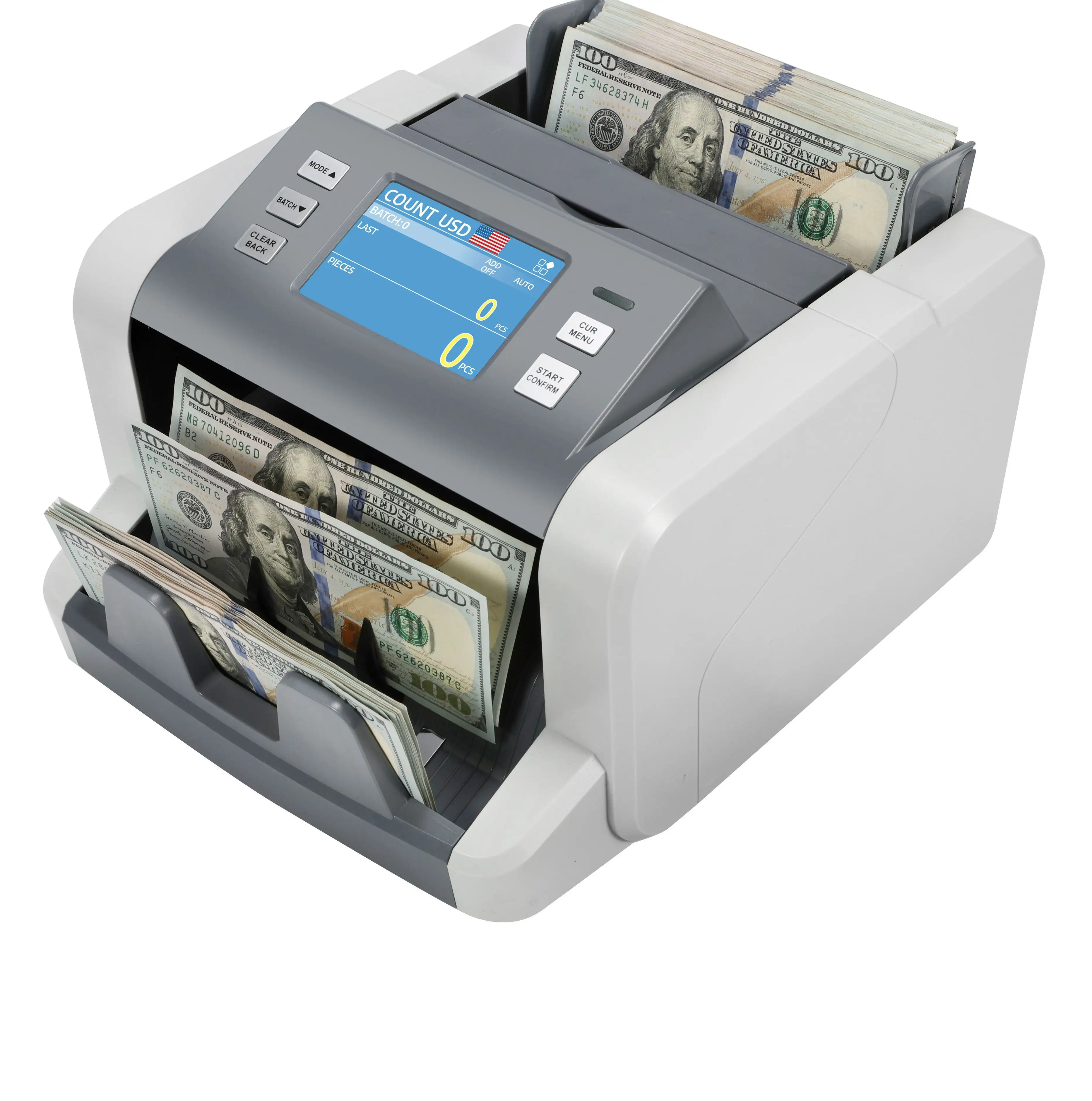 HL-80 mixed value counter with forged note detection/ cash counting/ money counter single CIS IR MG UV