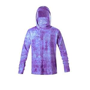 Vente en gros Ensemble de sweat à capuche à manches longues personnalisé Protection solaire Vêtements de pêche en polyester Spandex Vêtements de pêche à capuche confortables - Product Image 5